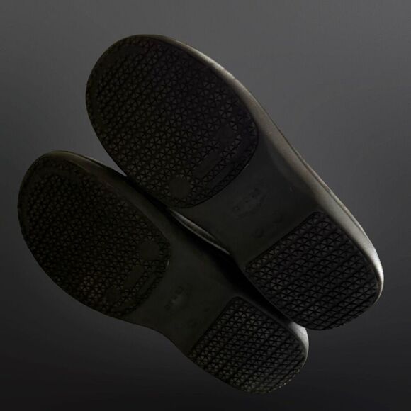 Crocs Neria Pro II Black/Colorful Stained Glass Print Dual Comfort Clogs Size W7 - Picture 5 of 11